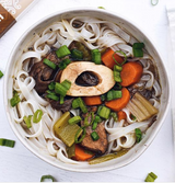 RICE NOODLES WHITE ORGANIC, 7.7 Oz