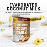 Evaporated Coconut Milk (Organic 400ml, Pack of 12)