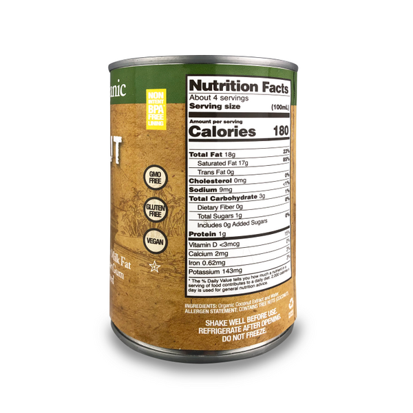 COCONUT MILK - ORGANIC, 13.5 Oz