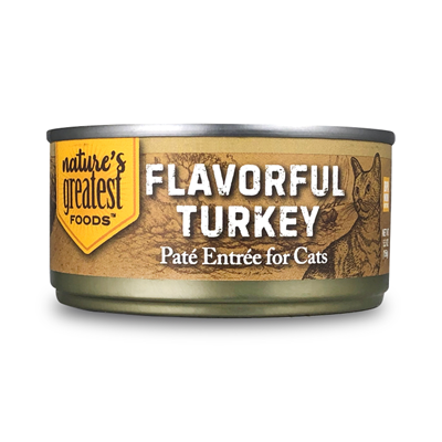 Flavorful Turkey – Cat Food Patè, 5.5 Oz