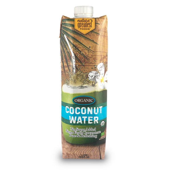 COCONUT WATER - ORGANIC, 33.8 Oz